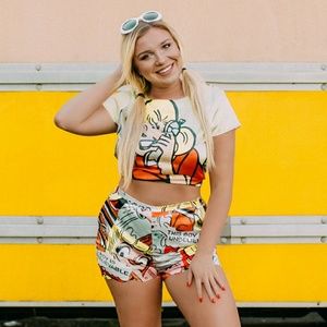 Printed Shorts and T- shirt set